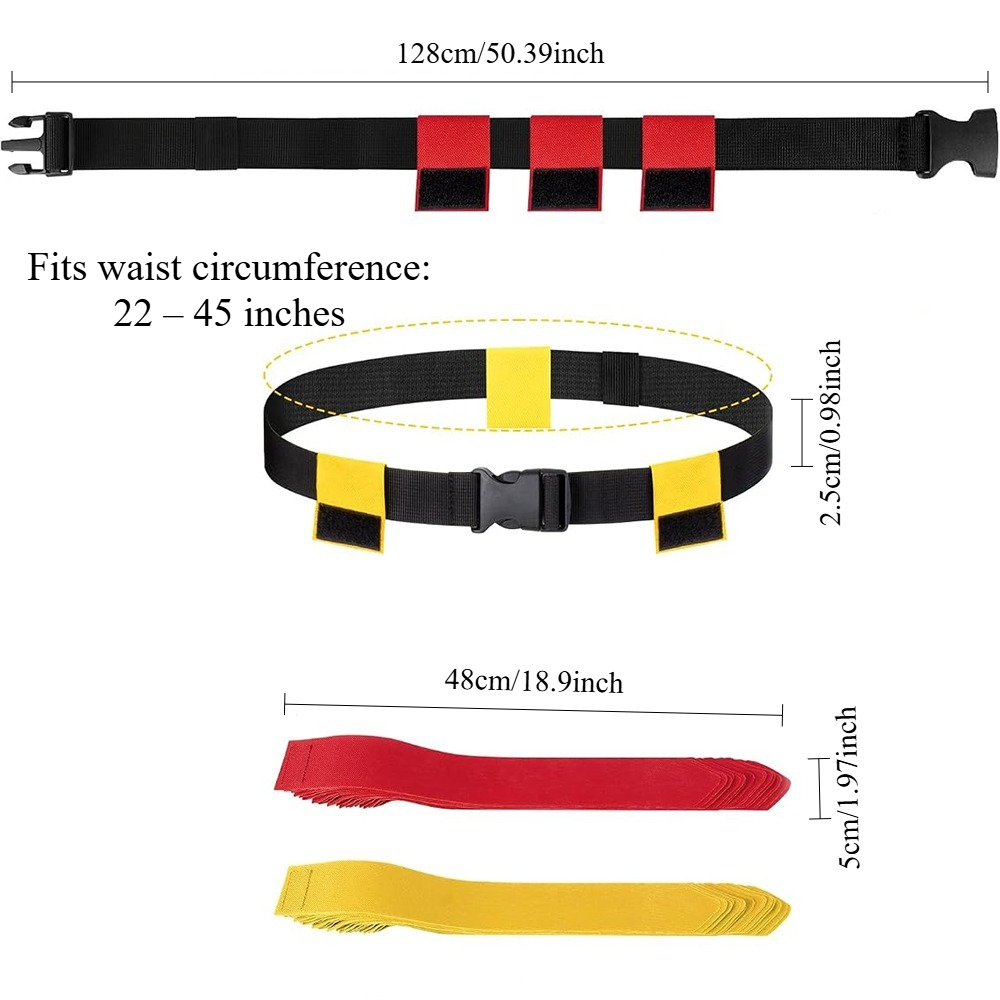 6PCS Flag Football Belts Set A - Sports Equipment Football review and price
