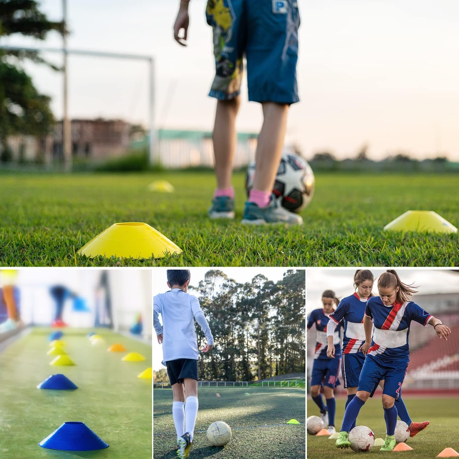 5 Pcs Football Training Plates - Sports Equipment Football review and price