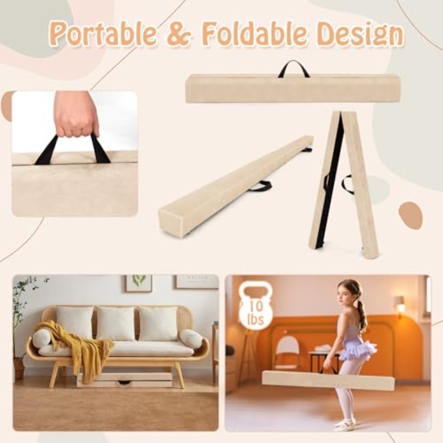 Home gymnastics training beam: - Gymnastics Beam Floor review and price