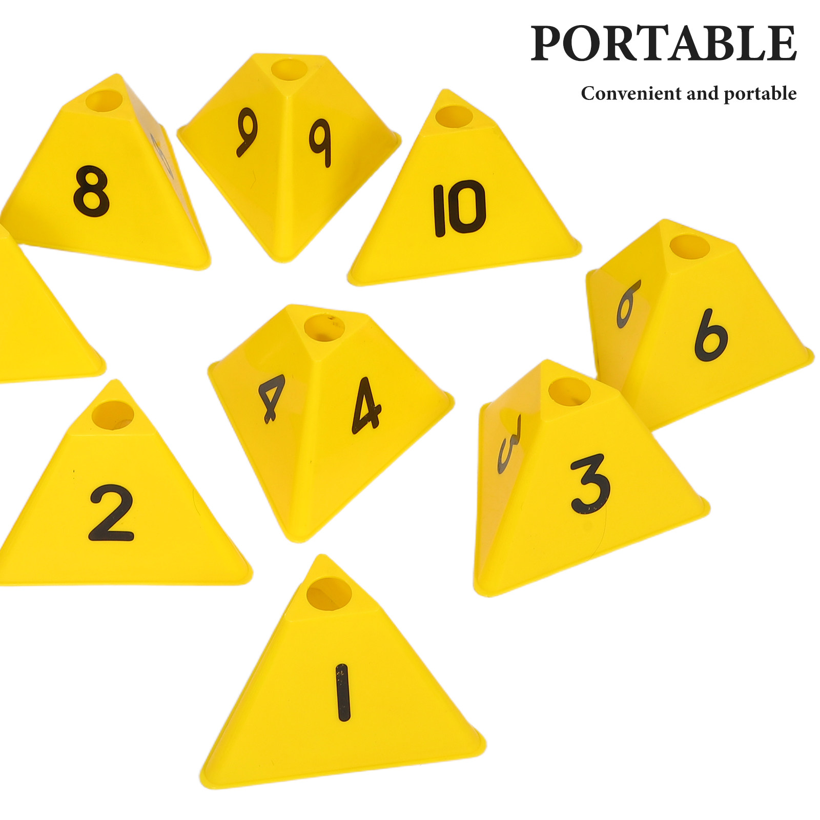 10Pcs Football Training Marker - Sports Equipment Football review and price